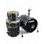 Used SONOR 4 Piece Safari Blue Sparkle Drum Kit thumbnail
