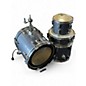 Used SONOR 4 Piece Safari Blue Sparkle Drum Kit