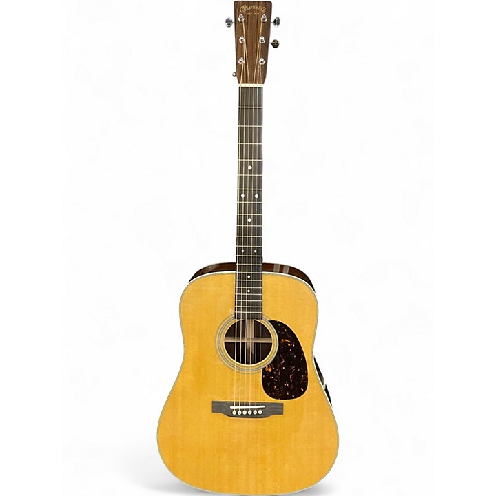 ギター IsonoMartin & Co. D28 Used Martin D28 Natural Acoustic Guitar Natural | Guitar Center