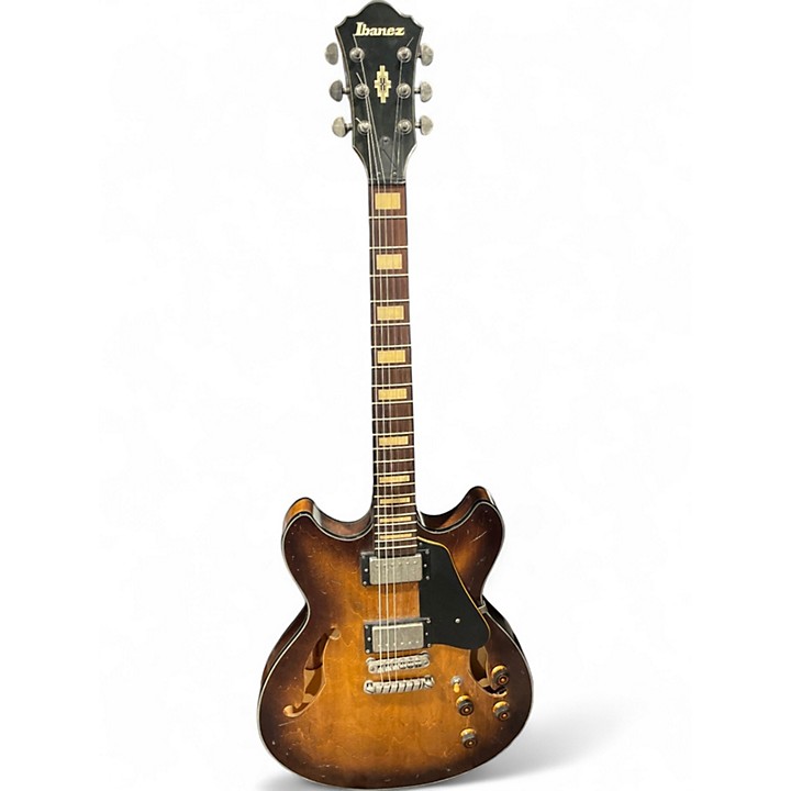 Used Ibanez ASV10A-TCL-12-01 Tobacco Burst Hollow Body Electric