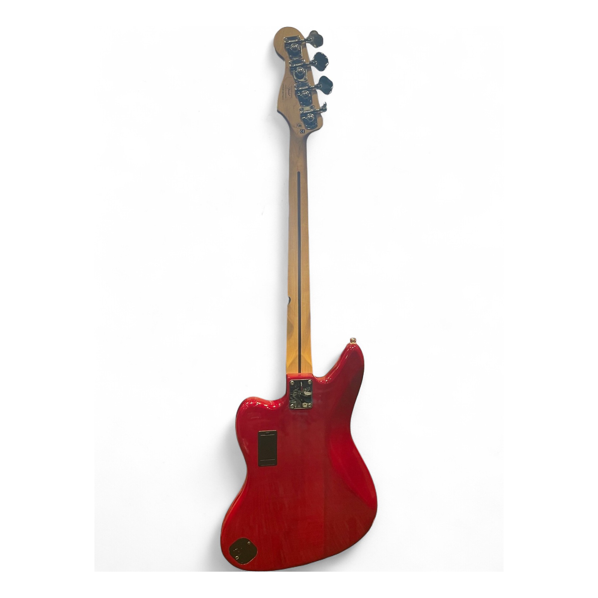 Squier Jaguar Bass 赤 Used Squier JAGUAR BASS Trans Red Electric Bass Guitar Trans