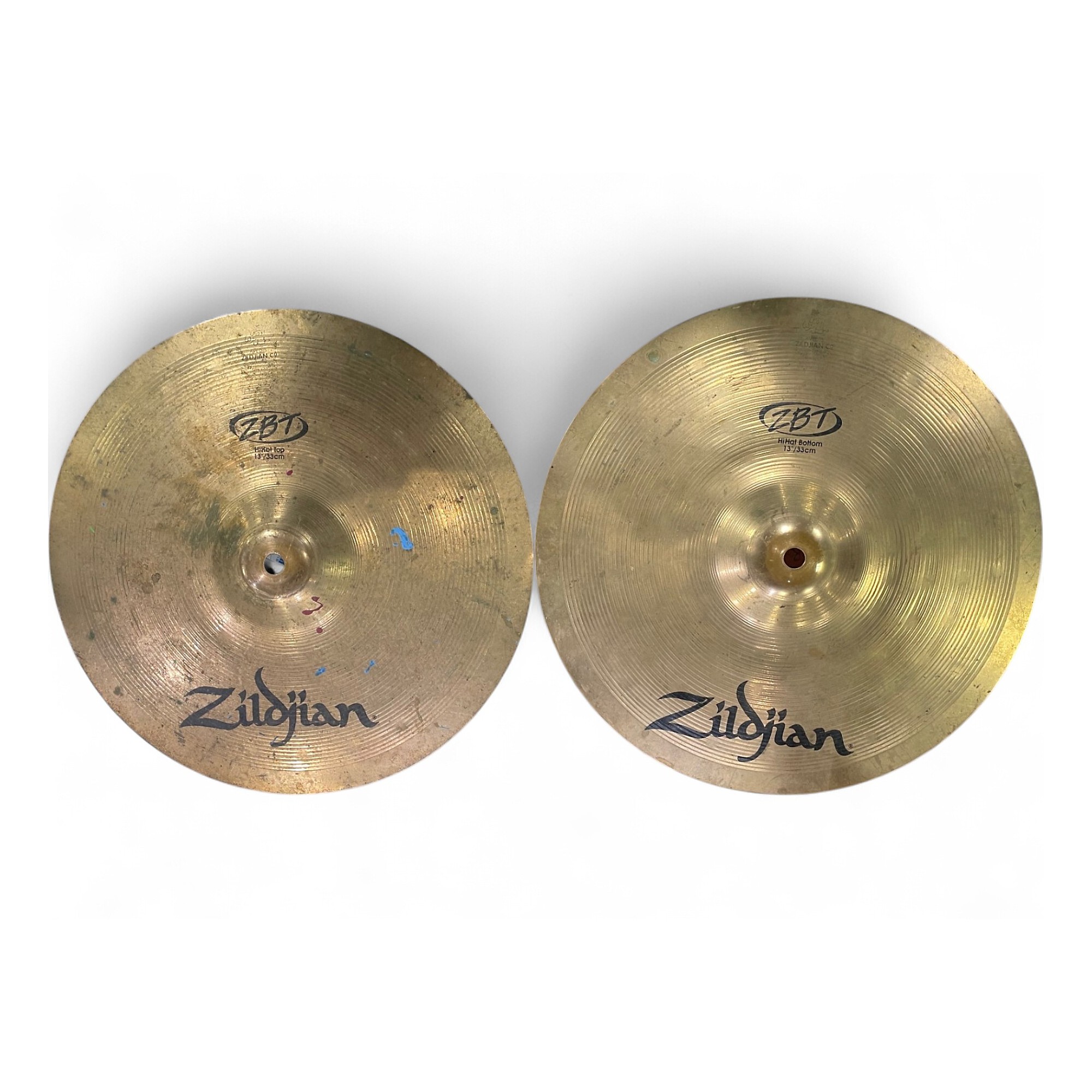 bali barret ピーコート Used Zildjian 13in ZBT Hi Hat Pair Cymbal 31 | Guitar Center