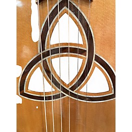 Used Luna Trinity Parlor Vintage Natural Acoustic Electric Guitar