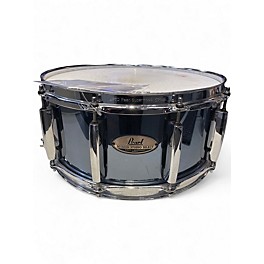 Used Pearl 6.5X14 Session Studio Classic Snare BLACK MIRROR CHROME Drum