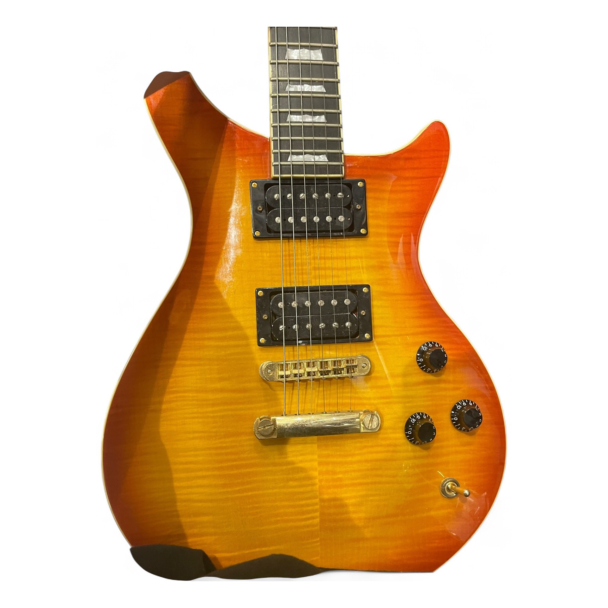 Used Baker B1 Trans Orange Solid Body Electric Guitar Trans Orange