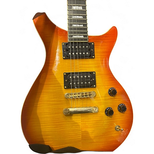 Used Baker B1 Trans Orange Solid Body Electric Guitar