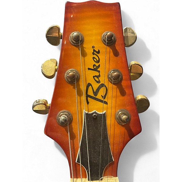 Used Baker B1 Trans Orange Solid Body Electric Guitar