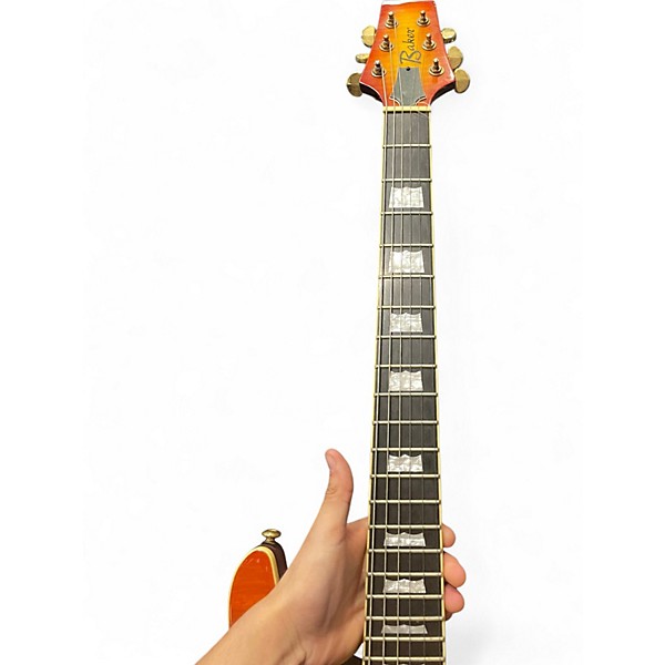 Used Baker B1 Trans Orange Solid Body Electric Guitar