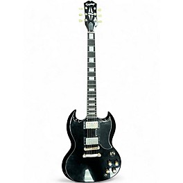 Used 2025 Epiphone SG Custom Ebony Ebony Solid Body Electric Guitar