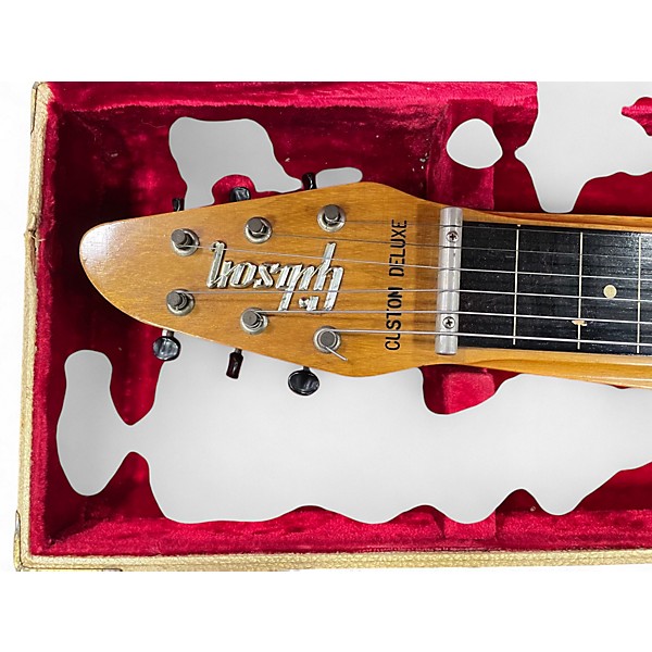 Used Gibson CUSTOM DELUXE NATURAL Solid Body Electric Guitar