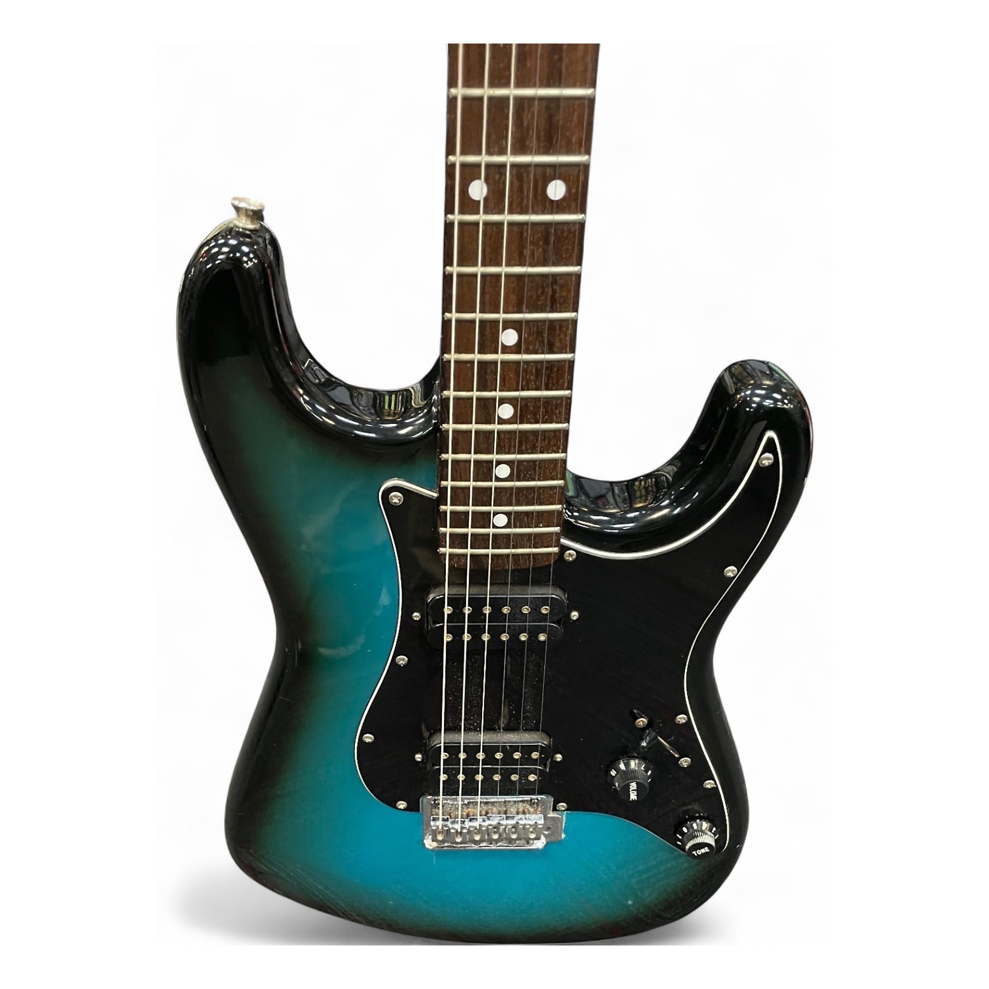Used Fernandes S Style Blue to Black Fade Solid Body