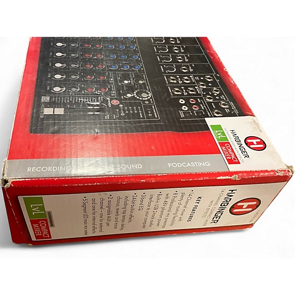 Used Harbinger L1402FX USB Unpowered Mixer
