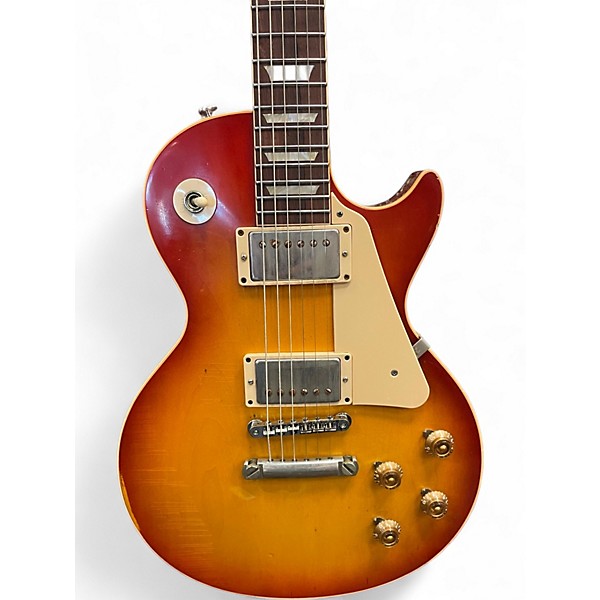 Used 2006 Gibson Les Paul Custom Shop R8 Faded Cherry Burst Solid Body Electric Guitar