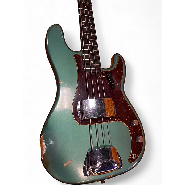 Used Fender CUSTOM SHOP 1961 PRECISION BASS Sherwood Green Electric Bass Guitar
