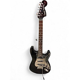 Used Squier STANDARD SERIES STRATOCASTER BLACK Solid Body Electric Guitar