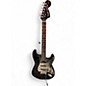 Used Squier STANDARD SERIES STRATOCASTER BLACK Solid Body Electric Guitar thumbnail