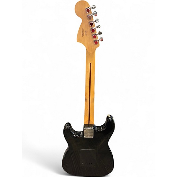 Used Squier STANDARD SERIES STRATOCASTER BLACK Solid Body Electric Guitar