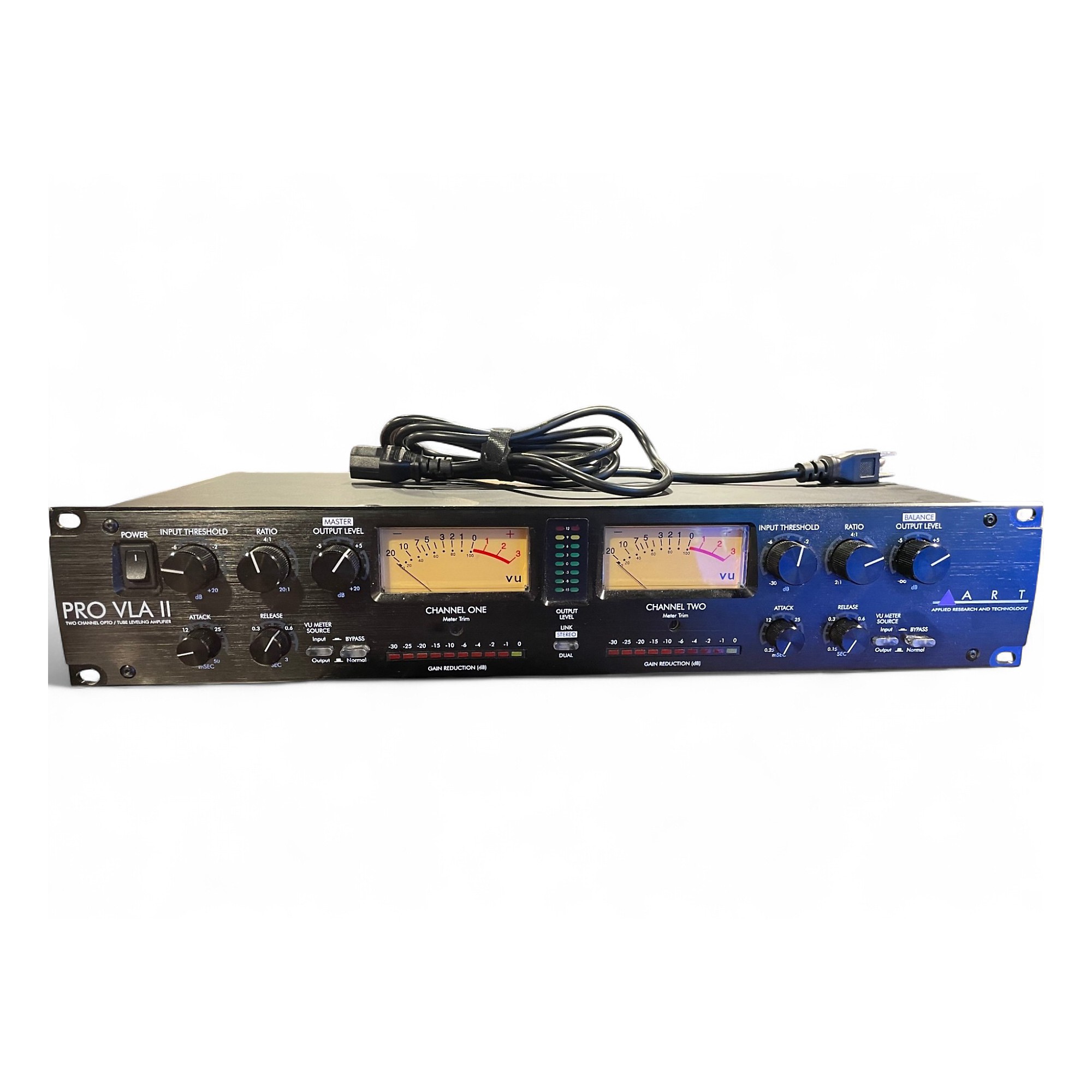 PRO VLA II 2チャンネル オーディオコンプレッサー ART Pro-VLA II 2-channel Opto Tube Leveling Amplifier