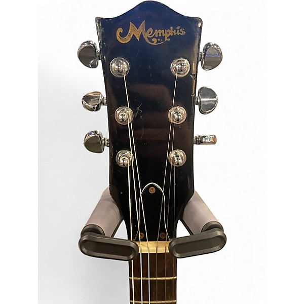 Used Memphis TV-100 Black Solid Body Electric Guitar