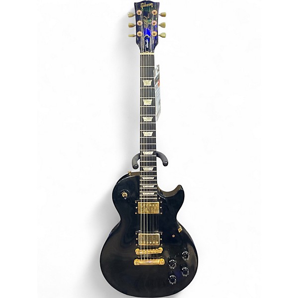 Vintage 1990 Gibson Les Paul Studio Ebony Solid Body Electric Guitar