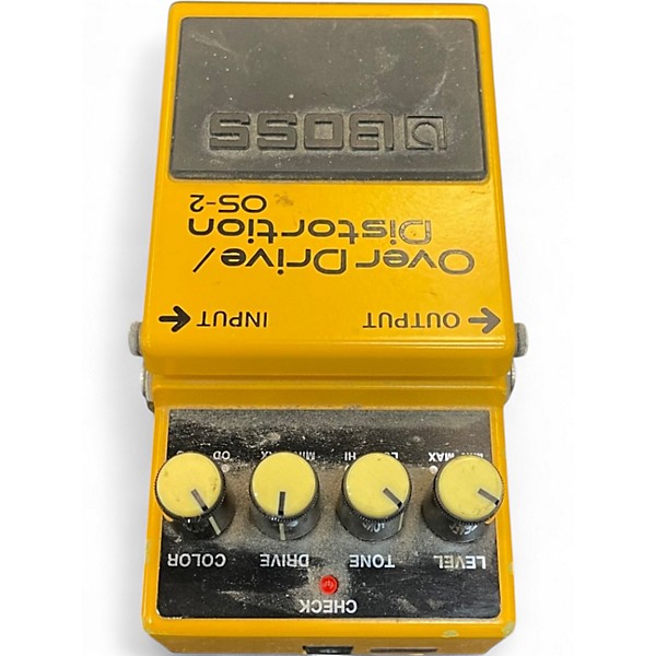 Used BOSS OS2 Overdrive Distortion Effect Pedal