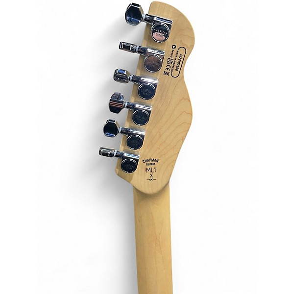 Used Chapman ml1x Natural Solid Body Electric Guitar