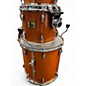 Used 1990s Pearl 4 Piece MASTER CUSTOM ORANGE Drum Kit