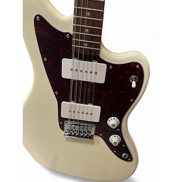 Used Squier Squier Paranormal Jazzmaster XII 12 Olympic White Solid Body Electric Guitar