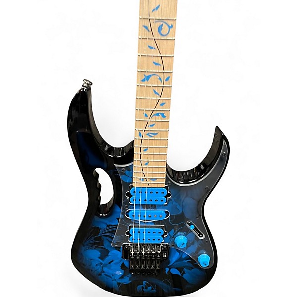 Used Ibanez JEM77P Black Solid Body Electric Guitar