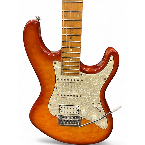 Used Dean AVALANCHE MQ 2 Color Sunburst Solid Body Electric Guitar