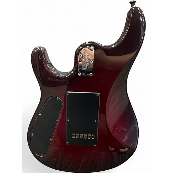 Used Ernie Ball Music Man JP6 John Petrucci Signature Dark Red Solid Body Electric Guitar