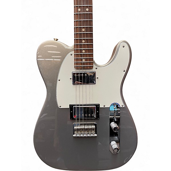 Used Fender Player Telecaster HH Silver Solid Body Electric Guitar
