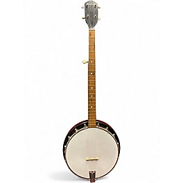 Used Silvertone HARMONY FOLK BANJO BROWN Banjo