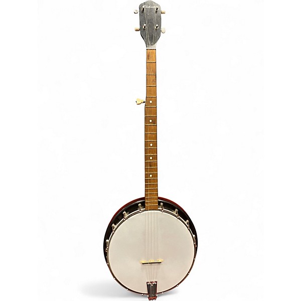 Used Silvertone HARMONY FOLK BANJO BROWN Banjo