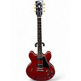 Used Gibson ES335 Red Hollow Body Electric Guitar