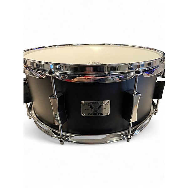 Used Pork Pie 14X7 Little Squealer Snare Black Drum