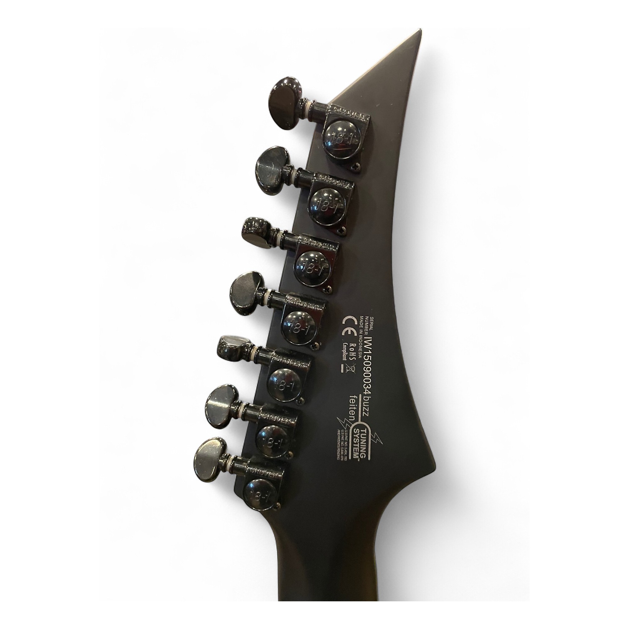 Used Washburn PX solar 170c Black Solid Body Electric Guitar
