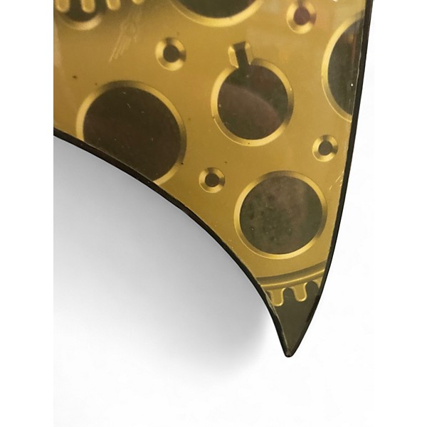 Used B.C. Rich Beast LIMITED BODYART COLLECTION BRASS CITY Black Solid Body Electric Guitar