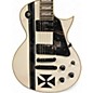 Used ESP LTD James Hetfield Signature Iron Cross Snow White Solid Body Electric Guitar