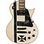Used ESP LTD James Hetfield Signature Iron Cross Snow White Solid Body Electric Guitar
