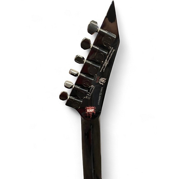 ギター humm Used ESP LTD Kirk Hammett Signature White Zombie Metallic