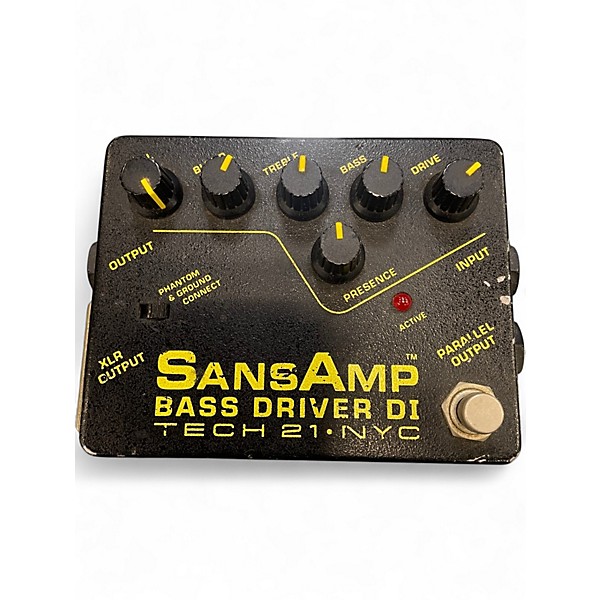 Used Tech 21 Sansamp PBDR Bass Driver DI Bass Effect Pedal