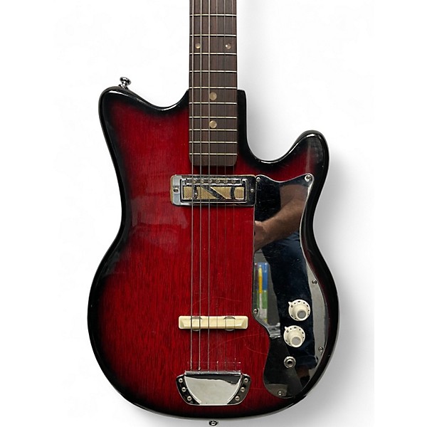 Used 1960s Teisco EJ-1 RED BURST Solid Body Electric Guitar
