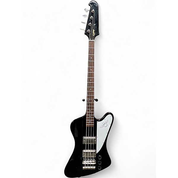 Used 2020 Epiphone Thunderbird IV Black Electric Bass Guitar