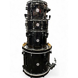 Used DW 4 Piece Concept Series Maple Black Sparkle Drum Kit