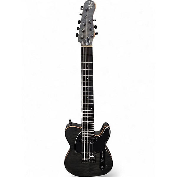 Used Michael Kelly 508 8-string Trans Black Solid Body Electric Guitar