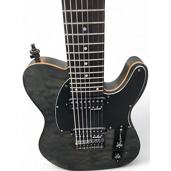 Used Michael Kelly 508 8-string Trans Black Solid Body Electric Guitar