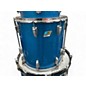 Vintage 1970s Ludwig 5 Piece 60s big beat Blue Drum Kit