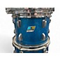 Vintage 1970s Ludwig 5 Piece 60s big beat Blue Drum Kit
