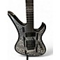 Used Schecter Guitar Research PRYZM AVENGER PALLADIUM Black and Silver Solid Body Electric Guitar